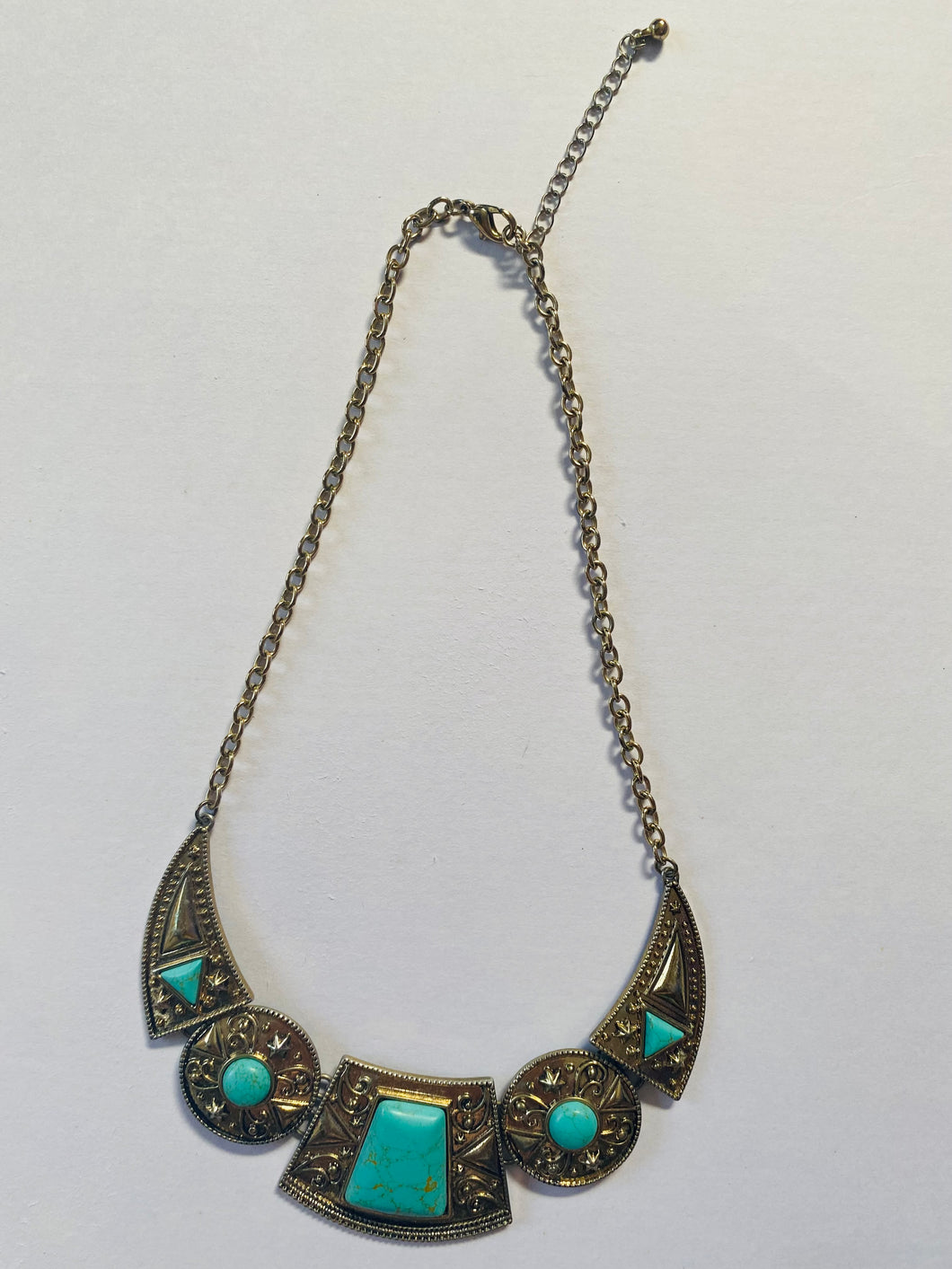 Turquoise Tribal Necklace