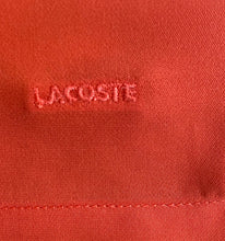 Load image into Gallery viewer, Orange Silk Lacoste Polo Shirt
